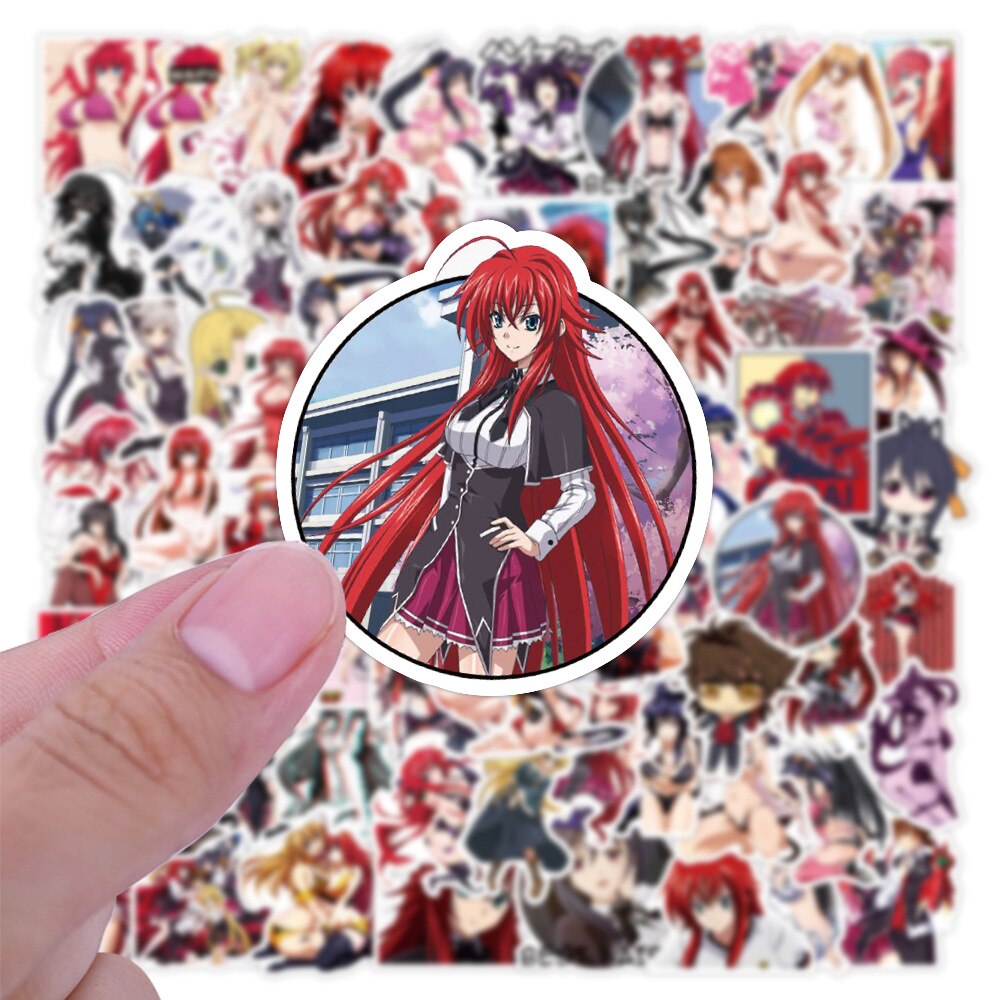 100pcs anime girls Decal Stickers | Hot Waifu stickers Decal Stickers | For  suitcase laptop Car Truck Waterproof Car stickers