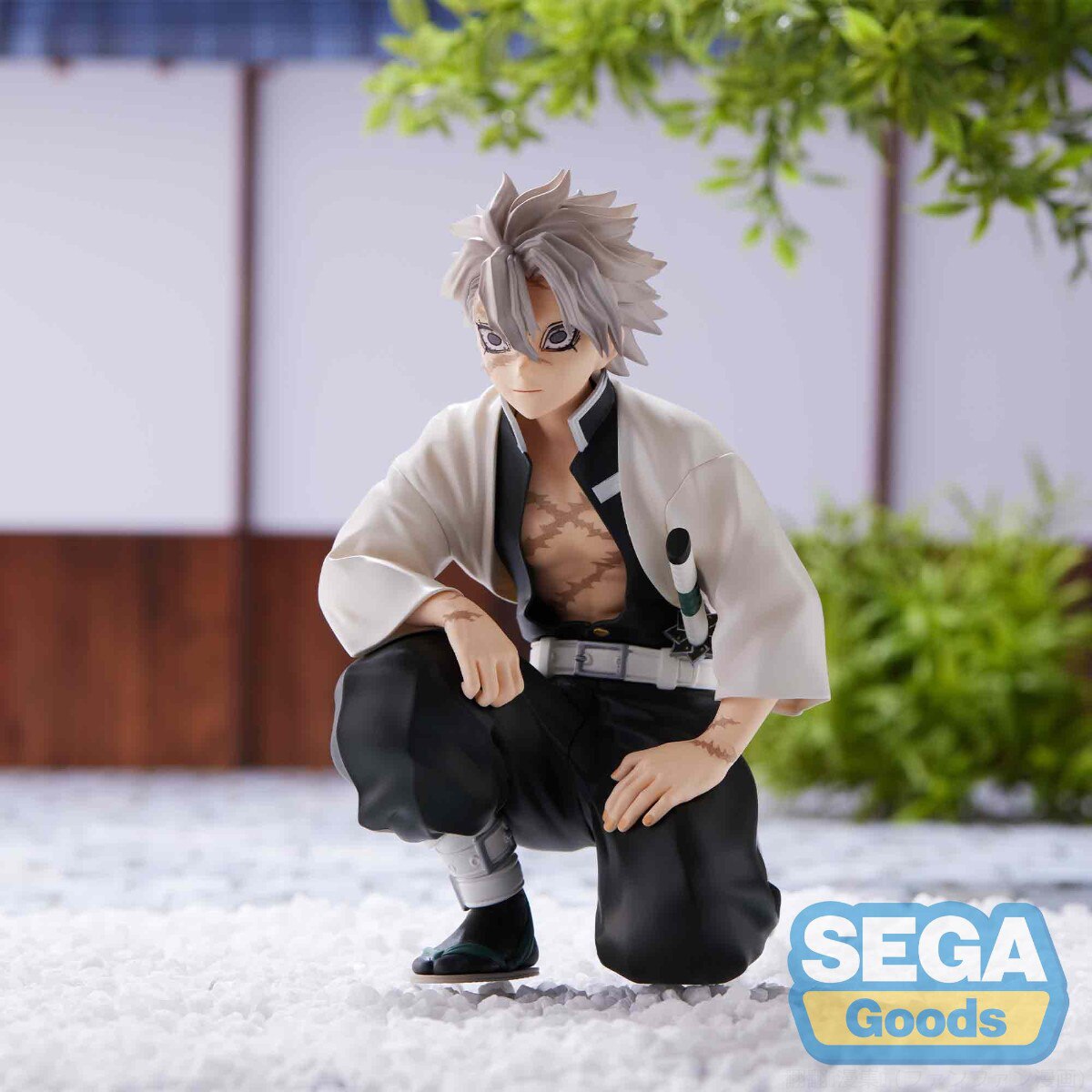 Pre-sale Demon Slayer Shinazugawa Sanemi Pillar Meeting Anime Figure Pvc Model Toy Desktop ornaments Cartoon Model Collectibles