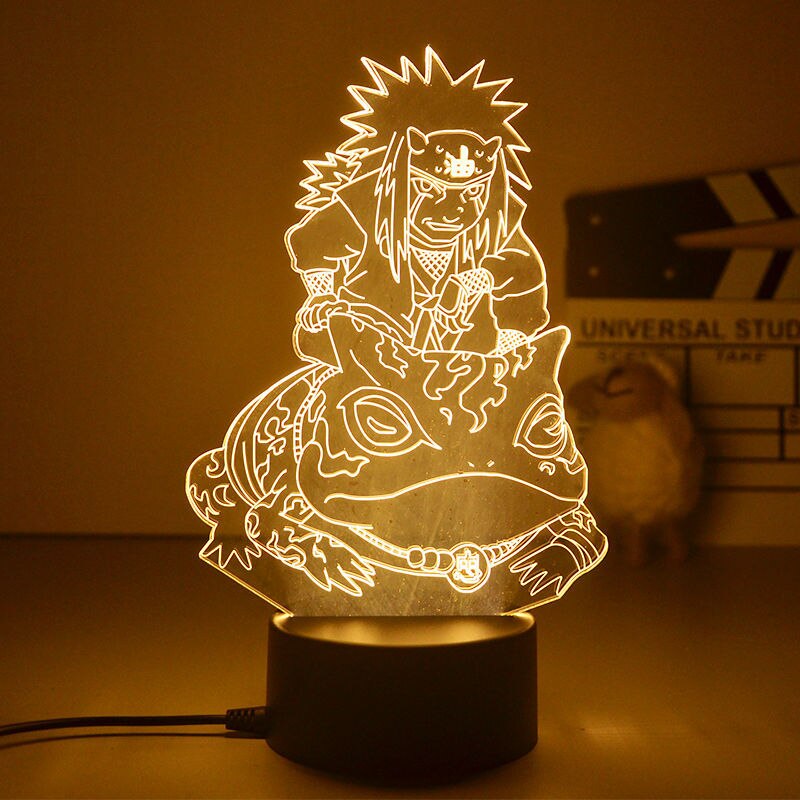 Anime Naruto 3D Night Light 2022 Acrylic Lamp LED Night Light Anime Figure Room Decoration LED Desk Lamp Birthday Gifts