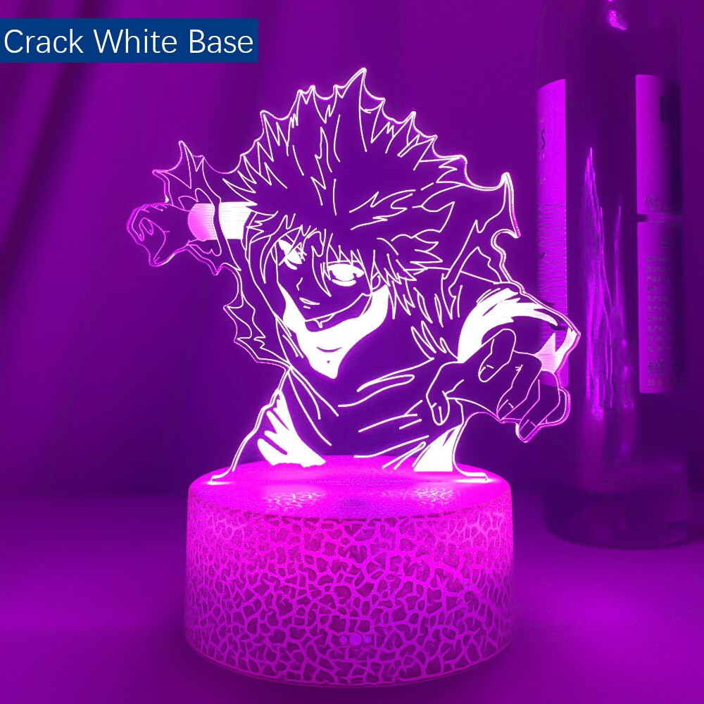 Newest Japanese Anime Killua 3d Led Light for Bedroom Decor Nightlight Birthday Gift Acrylic Led Night Lamp Hxh Killua Godspeed