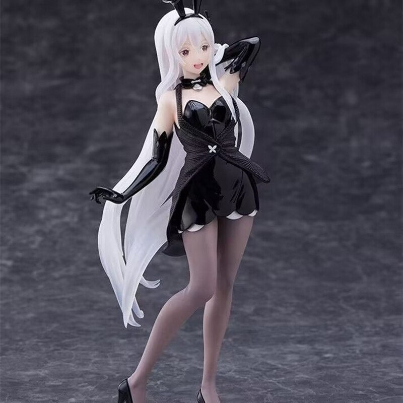 Anime Re Zero Starting Life In Another World From Zero Echidna Bunny Girl Action Figure Sexy Girly Figure Model Doll Kids Toys