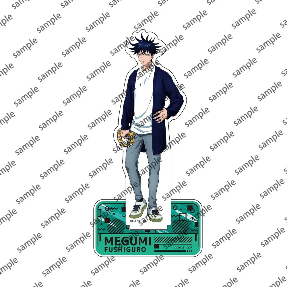 Jujutsu Kaisen Anime Figure Gojo Satoru Itadori Yuji Cosplay Acrylic Standing Sign Props Fushiguro Megumi Character Stands Model