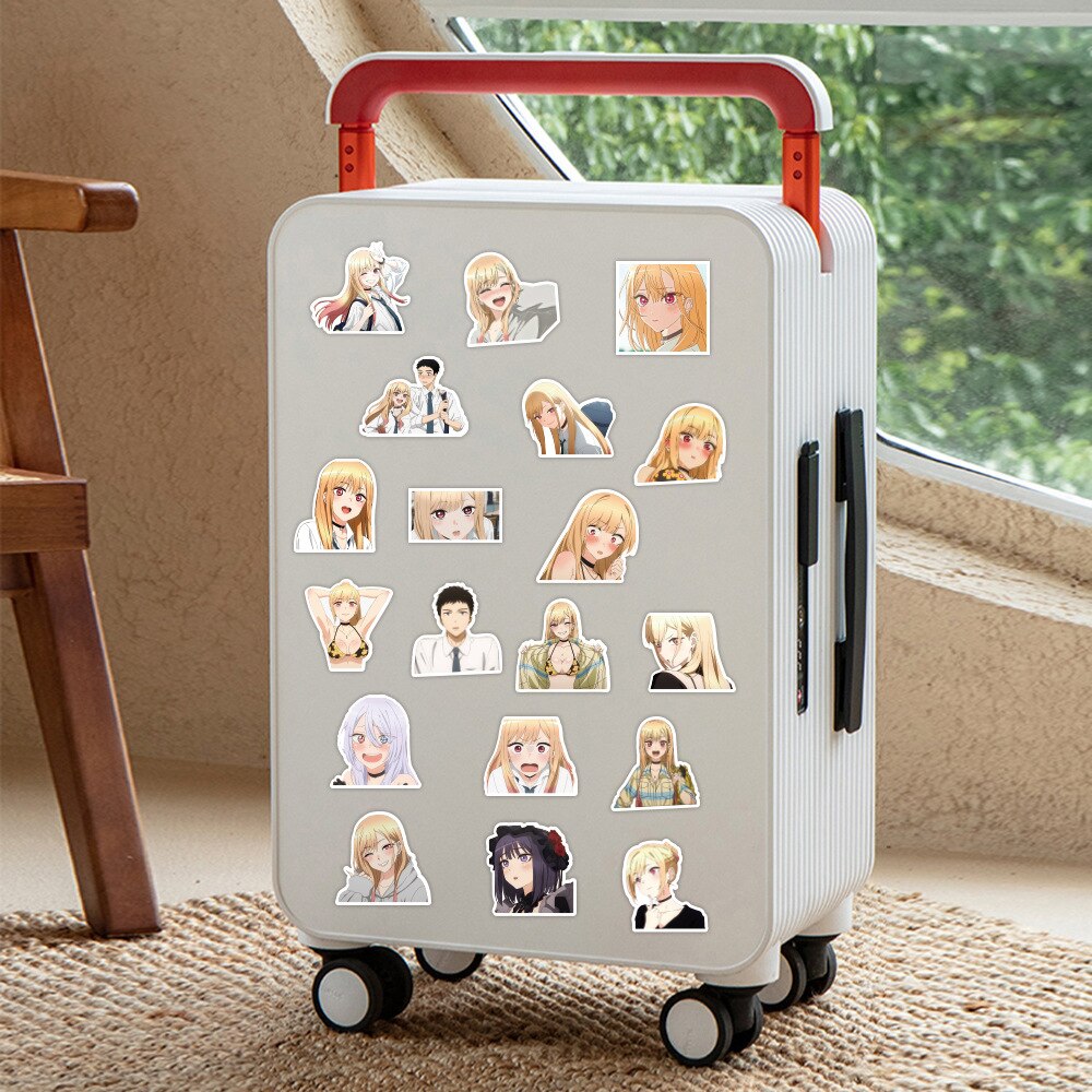 10/30/50PCS My Dress-Up Darling Kawaii Anime Stickers DIY Laptop Phone Skateboard Luggage Sticker For Kids Toy Gift Wholesale