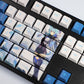 108 Keys PBT Dye Subbed Keycaps Cartoon Anime Gaming Key Caps Cherry Profile Genshin Impact Eula Keycap For ANSI 61 87 104 108