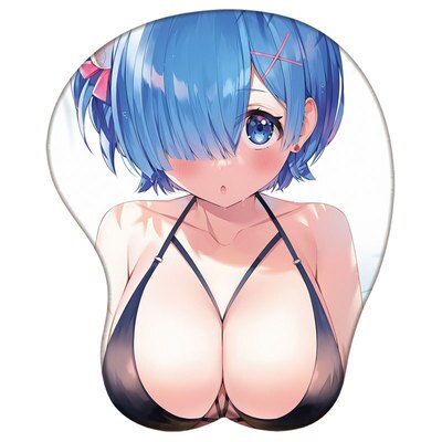 Re:Life in a different world from zero Rem Figure 3d Girl Soft Gel Gaming Mouse Pad Mousepad Wrist Rest 4778 Gifts Man Toy