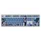 108 Keys/set Blue Archive Kisaki Backlik Keycap PBT 5 Sides Dye Subbed Keycaps Cartoon Anime Gaming Key Caps For ANSI Layout