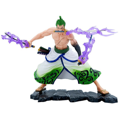 Anime Figure One Piece 17CM Roronoa Domineering GK Zoro Figurine  Children Toys Japan Kids Cartoon Doll Gift Free Shipping Items