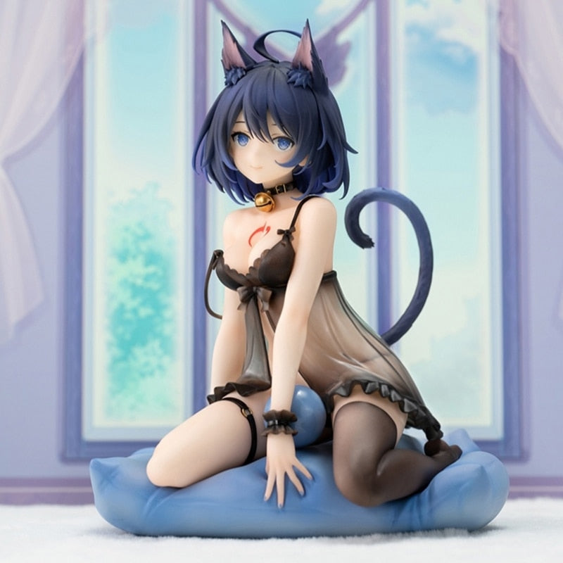 Anime Honkai Impact 2rd Figure Cat Tail Ear Seele Vollerei Action Figure Sexy Girls Pajamas PVC Model Doll Collection Kids Gifts