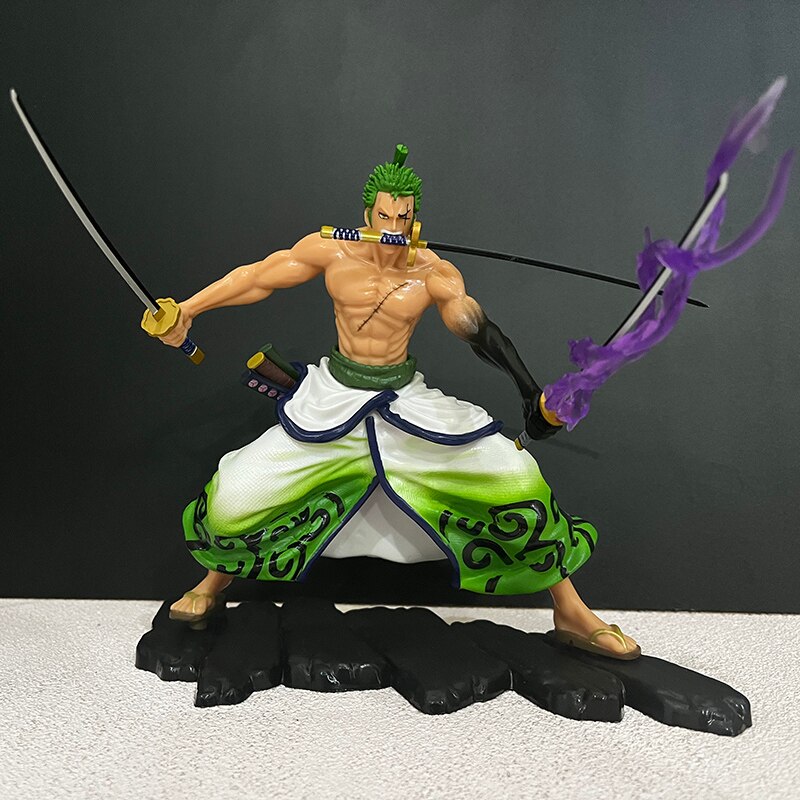 One Piece Figure Wano Country Roronoa Zoro Sword Enma Action Figure Anime Statue PVC Collection Model Toys for Kids Gift