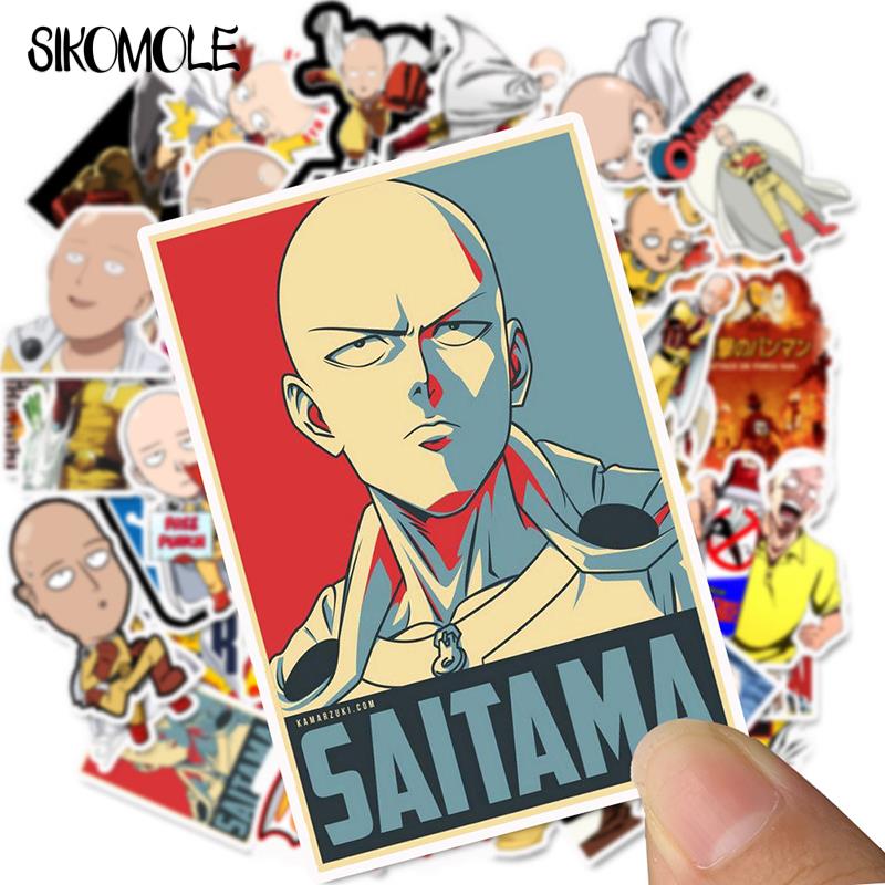 10/30/49PCS Japanese Anime ONE PUNCH-MAN Stickers For Car Laptop Phone Skateboard Motorcycle Bicycle Cartoon Graffiti Sticker F5