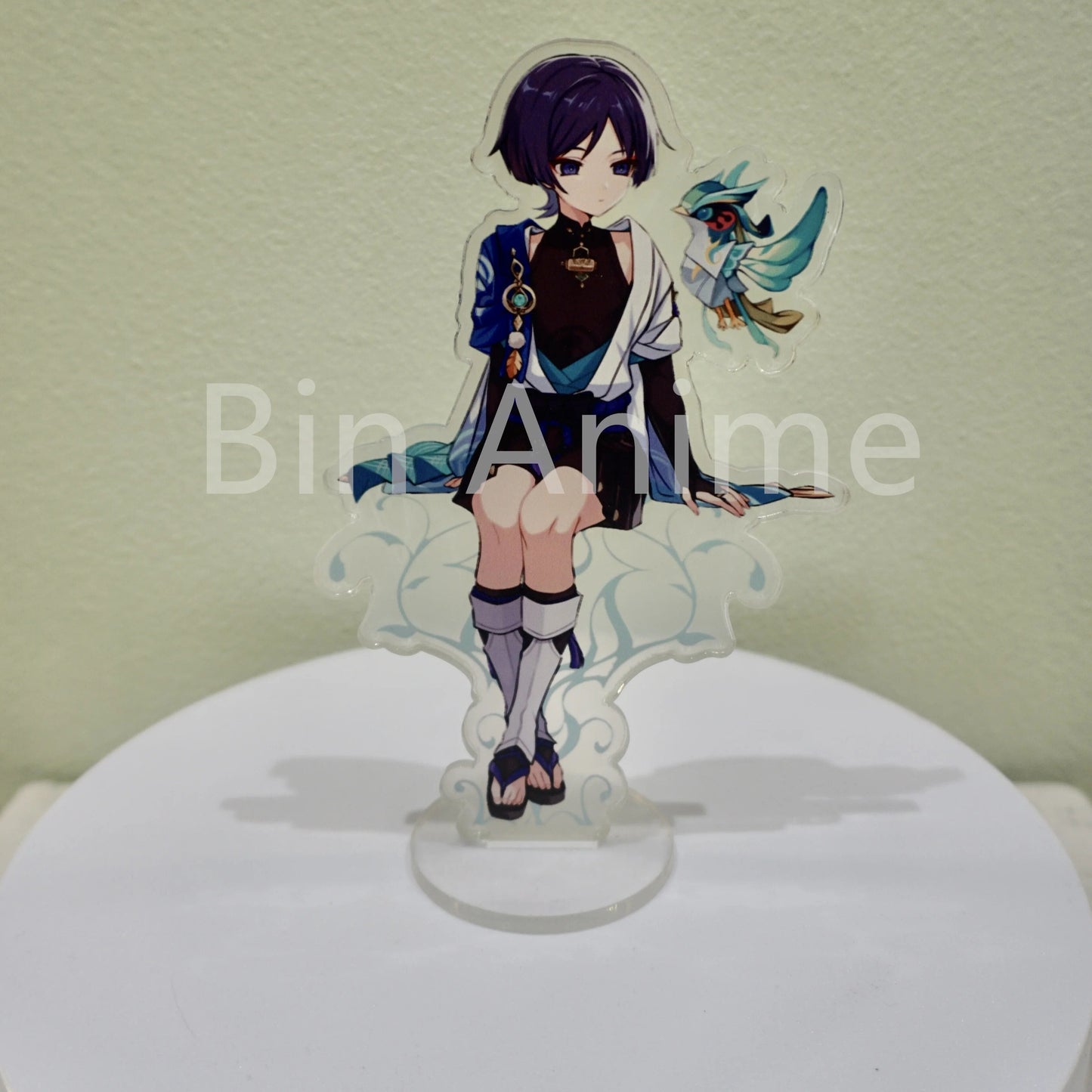 Game Figure Genshin Impact The Wanderer Scaramouche Acrylic Stand Model Plate Desk Bedroom Decortion Cosplay Fans Friend Gifts