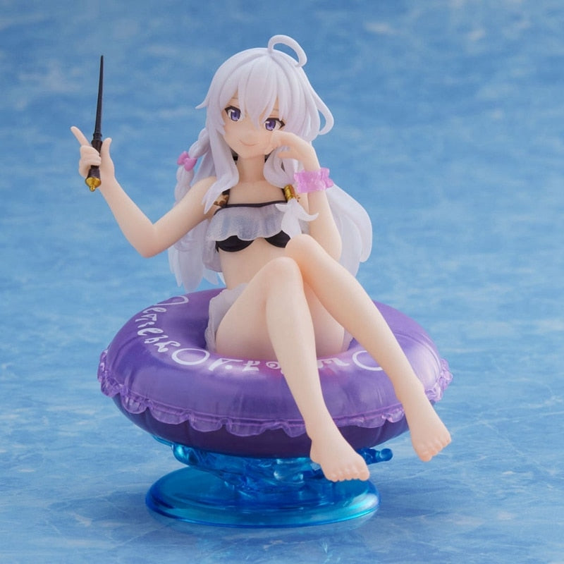 Anime Wandering Witch Figure Elaina Sexy Swimsuit Sitting Model Magic Girl PVC Car Decoration Children&#39;s Toy Collection Gift