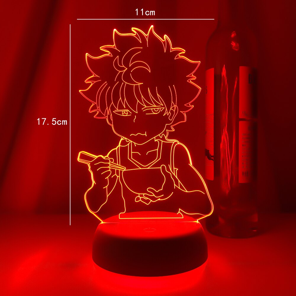 Newest Hunter X Hunter Killua Led Light for Kids Bedroom Decor Hxh Led Night Lights Anime Gifts Acrylic Neon 3d Lamp Killua Cute