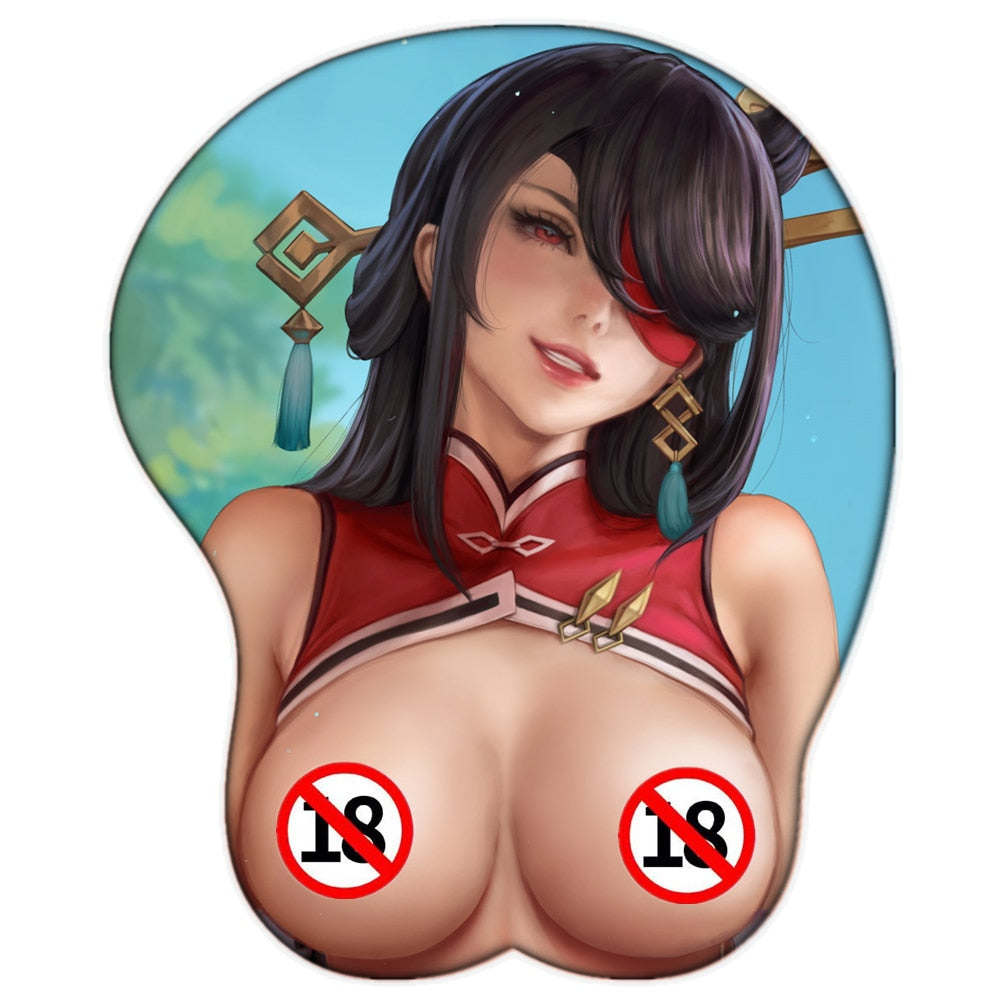 3D Boobs Mousepad | Oppai Ass Tits Mouse Pad | Silicone boobs mousepad