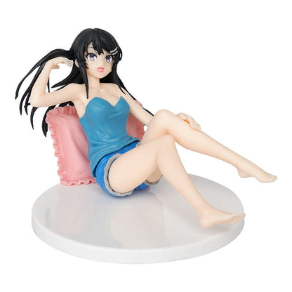 Sakurajima Mai Anime Figure Youth Pig Head Boy Series Action Figure Pajamas Sexy Suspenders Figures Collection Model Toys Gifts