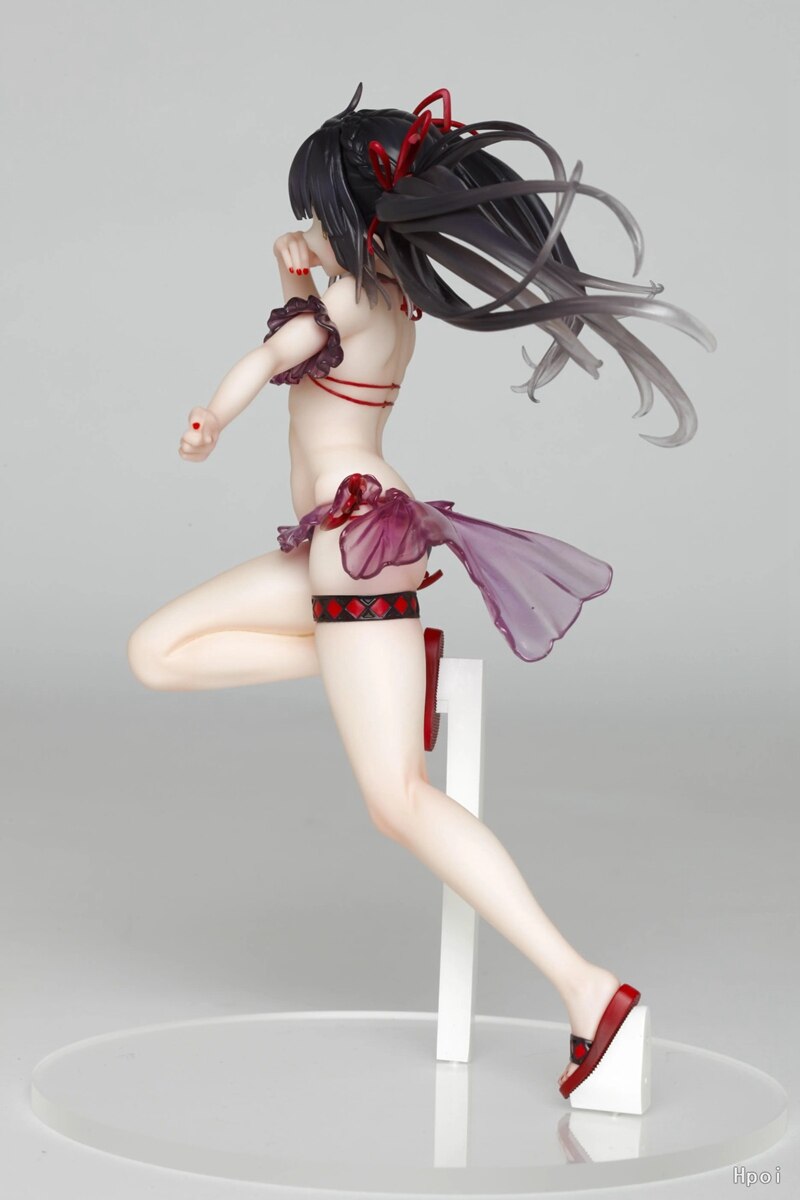 21cm Date A Live Tokisaki Kurumi Anime Figure Sexy Swimsuit Girl PVC Aldult Action Figure DesktopDecoration Collection Model Toy