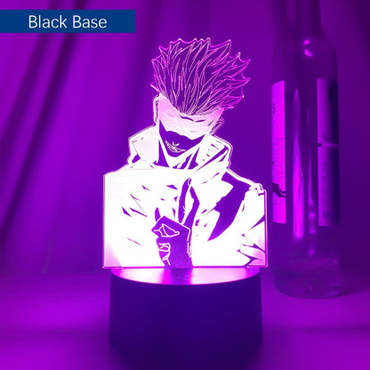 3D LED Night Light Anime Lamp Gojo Satoru Figure for Kids Bedroom Decor Nightlight Manga Cool Gift Child Table Lamp Dropshipping