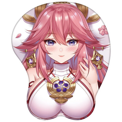 3D Boobs Mousepad | Oppai Ass Tits Mouse Pad | Silicone boobs mousepad