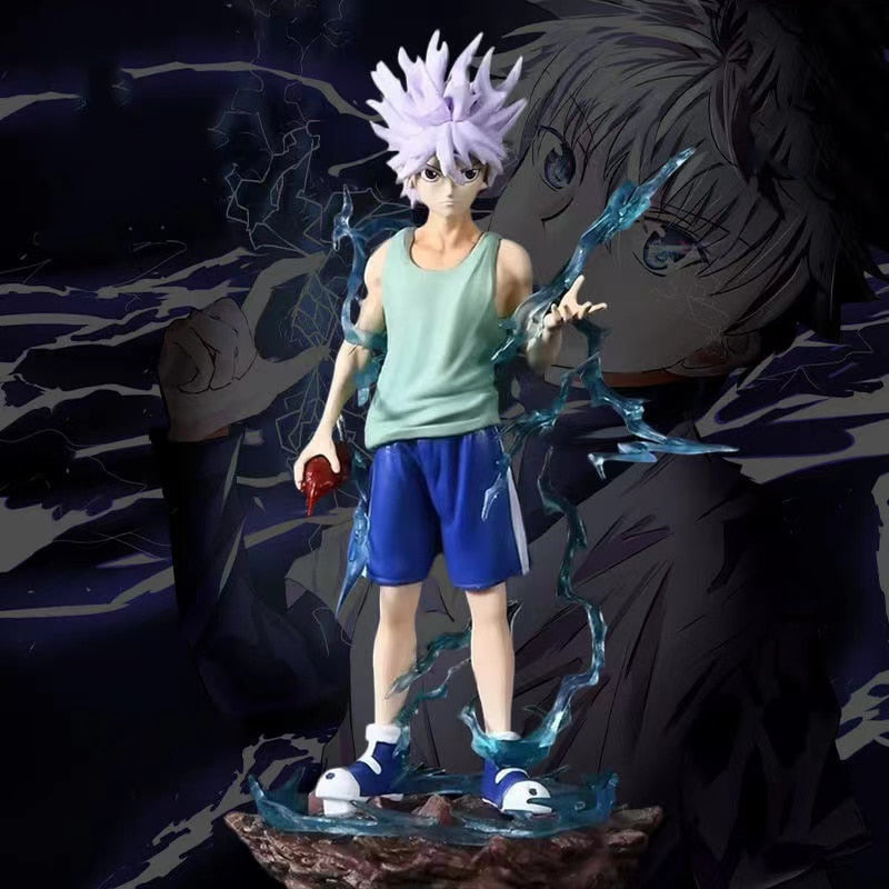 22cm Hunter X Hunter Figures Killua Zoldyck Action Figurine PVC Model Decoration Statue Collection Toy Kids Gift