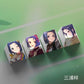 4 Keys/set THE IDOLMASTER Keycaps PBT Dye Sublimation Key Caps For MX Switches Cherry Profile Anime Cartoon Keycap