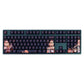 1 Set PBT Dye Subbed Keycaps Two Dimensional Cartoon Anime Gaming Key Caps Cherry Profile Keycap For Chainsaw Man Power