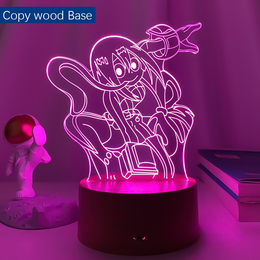 Newest 3d Lamp Anime My Hero Academia Tsuyu Asui Lamps for Bedroom Decoration Birthday Gift Tsuyu Asui Led Night Lights Froppy