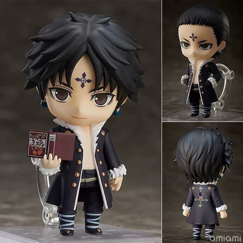 10cm Q version Anime Hunter x Hunter Figure Chrollo Lucilfer PVC Action Figure Collectible Model Toys Kid Gift