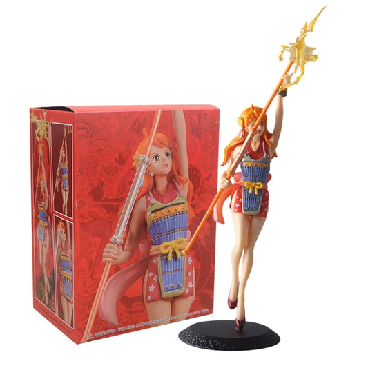 23cm One Piece Anime Figures Nami Beauty Girl Standing Action Figure PVC Collectible Model Doll Ornaments Toys Children&#39;s Gifts