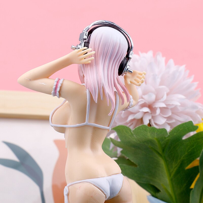 19cm Anime Asuna Soniko Sexy Girl Swimsuit Figure Japanese PVC Kawaii Action Figure Collection Model Toy Computer Case Car Gift