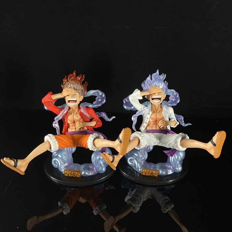 One Piece Figure Luffy Gear 5 Action Figure 17cm | Anime  Sun God Luffy Nika PVC Action Figurine Statue