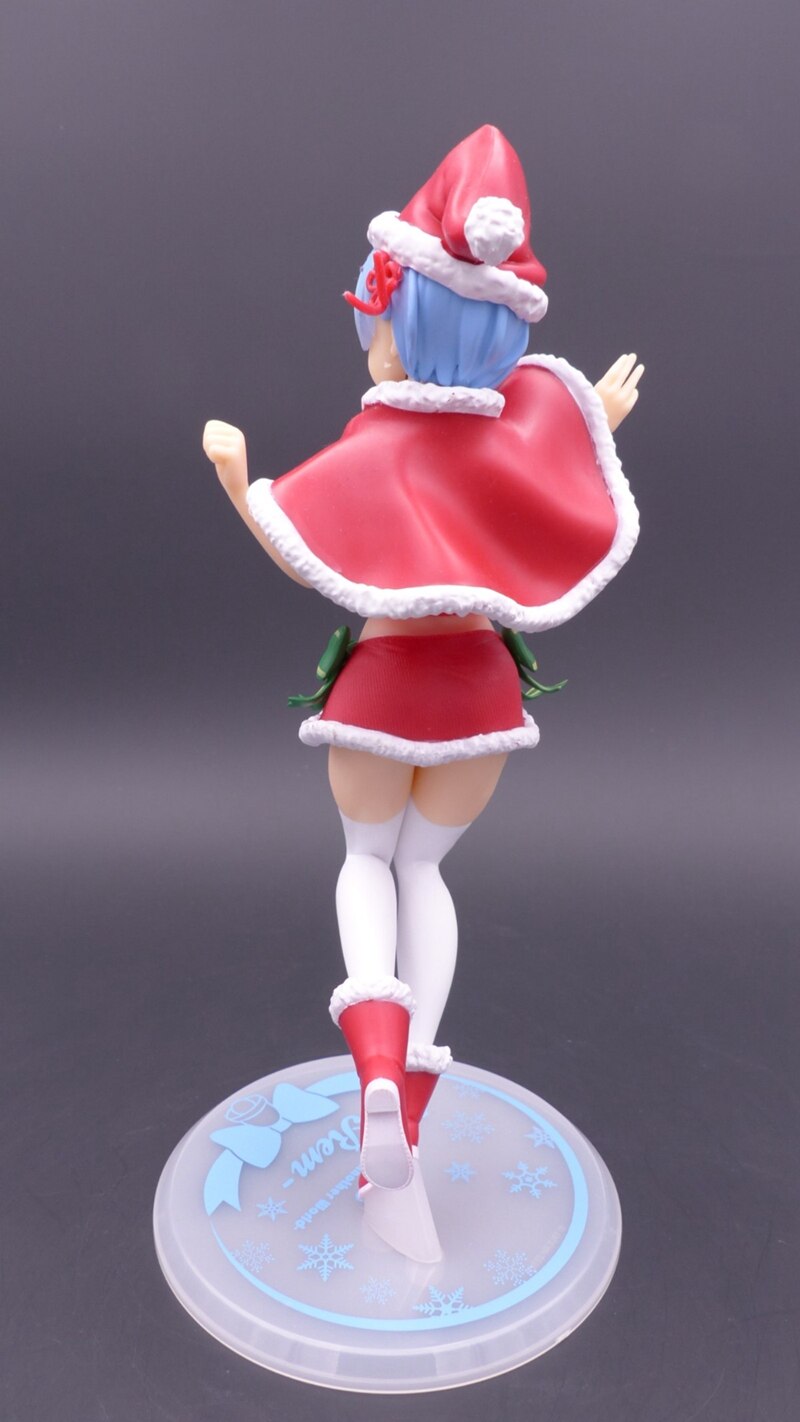 22CM Re:Life In A Different World From Zero Anime Figure Rem Ram Action Figure PVC Christmas Rem Collection Model Doll Toys