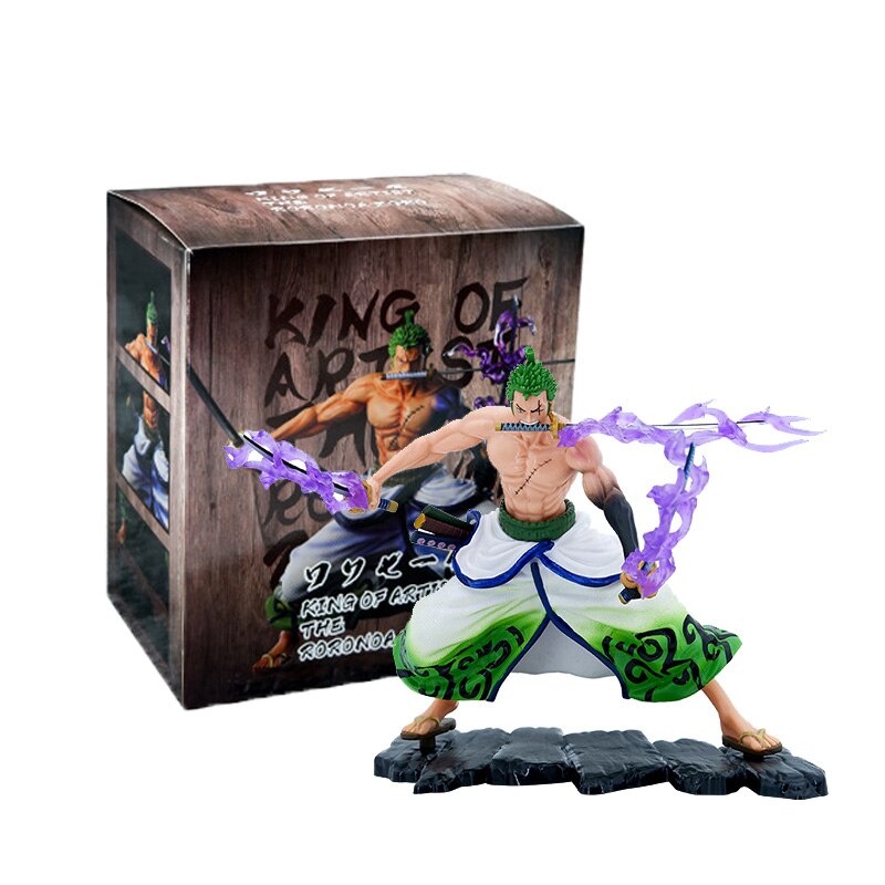 Anime Figure One Piece 17CM Roronoa Domineering GK Zoro Figurine  Children Toys Japan Kids Cartoon Doll Gift Free Shipping Items