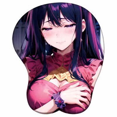 Anime OSHI NO KO Hoshino Ai Figure 3d Girl Soft Gel Gaming Mouse Pad Mousepad Wrist Rest 4776 Gifts Man Toy