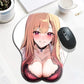 Kitagawa Marin Sexy Big Breast Anime MousePad 3D Sexy Manga Wrist Rest Oppai Silicone Boobs Mat