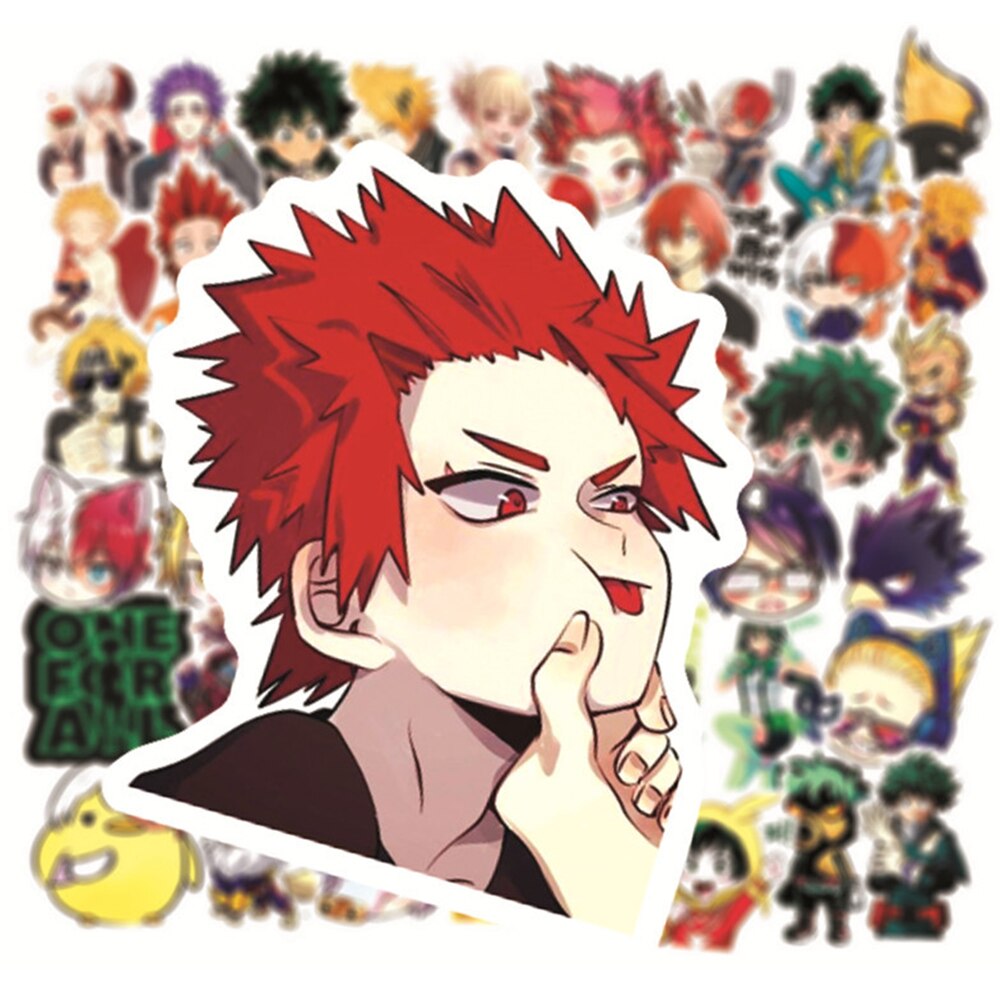 10/30/50PCS Anime My Hero Academia Stickers Waterproof PVC Funny Wall Decals DIY Laptop Wardrobe Luggage Phone Sticker Kids Toy