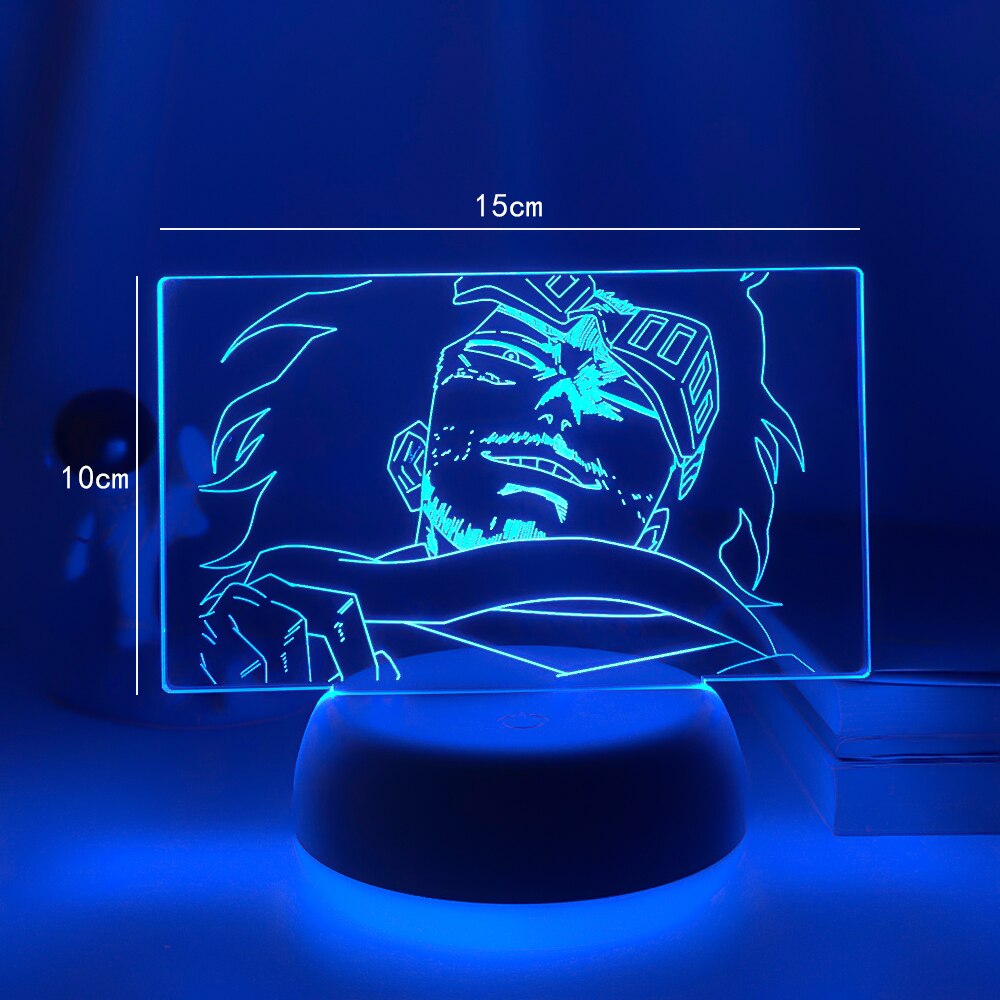 Anime 3d Lamp My Hero Academia Shota Aizawa for Bedroom Decorative Nightlight Birthday Gift Manga Led Night Light Eraserhead