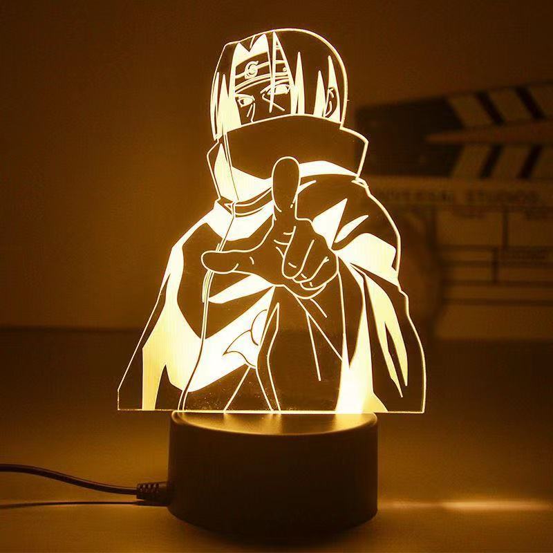 Anime Naruto 3D Night Light 2022 Acrylic Lamp LED Night Light Anime Figure Room Decoration LED Desk Lamp Birthday Gifts