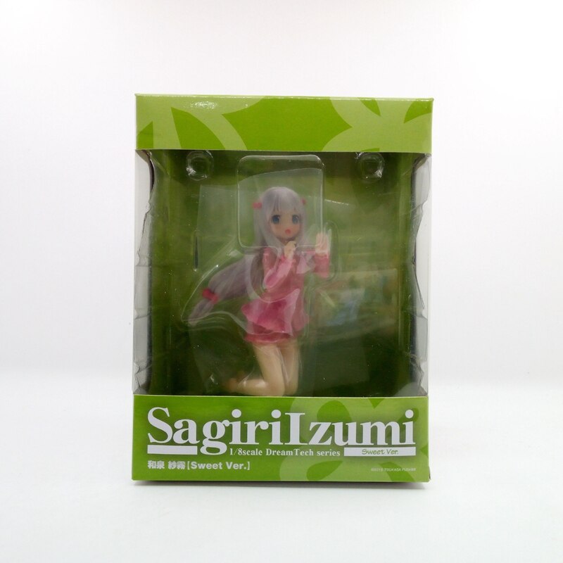 12cm Manga Teacher Anime Figure Izumi Sagiri Kawaii Girl Kneeling Figurine PVC Desktop Static Collection Model Toys For Children