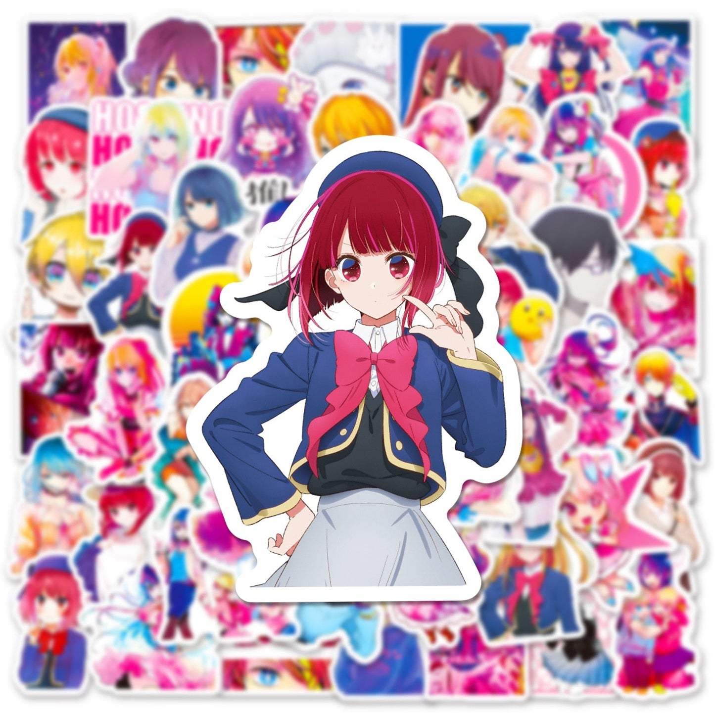 10/50pcs Anime Oshi No Ko DIY Graffiti Stickers Pack Scrapbooking Stationery Notebook Luggage Laptop Waterproof Decorative Decal