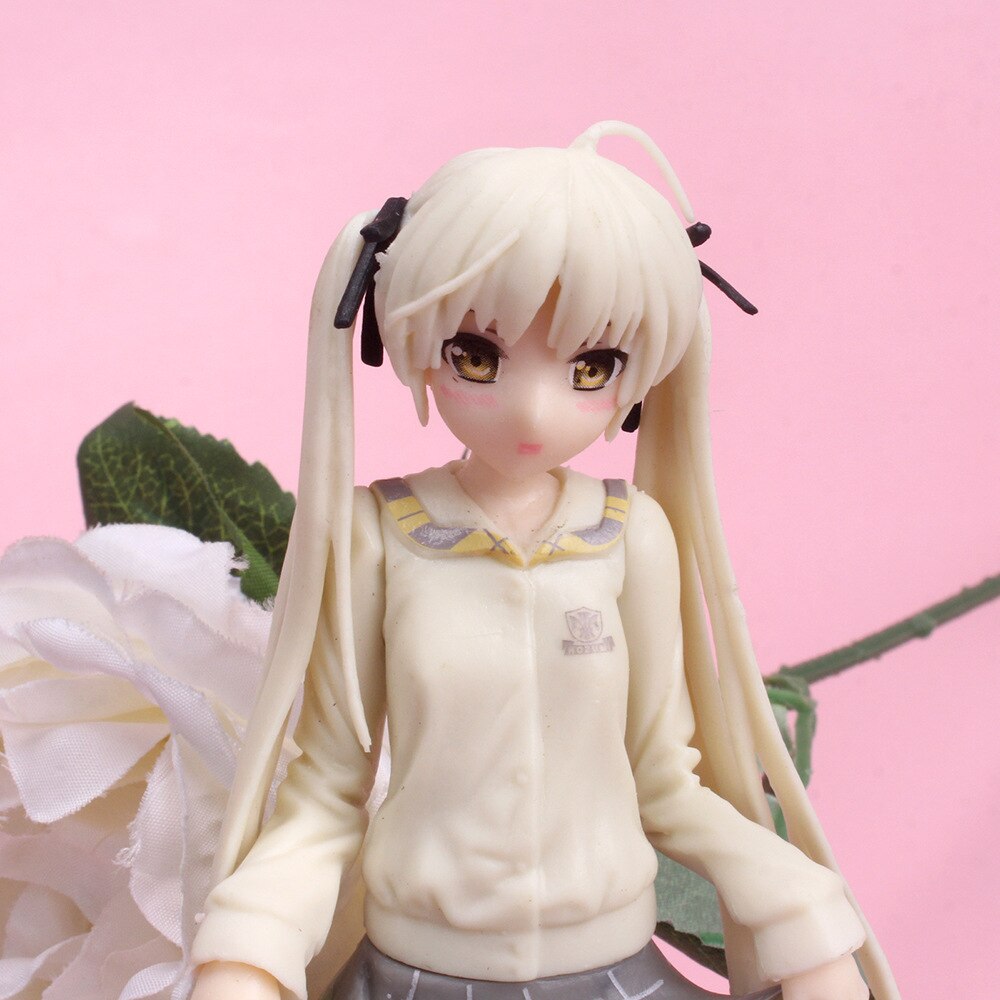 17CM Anime Yosuga No Sora Kasugano Sora Figure Hooded jacket black stockings Toy Model Gift Dolls Decoration Ornaments PVC