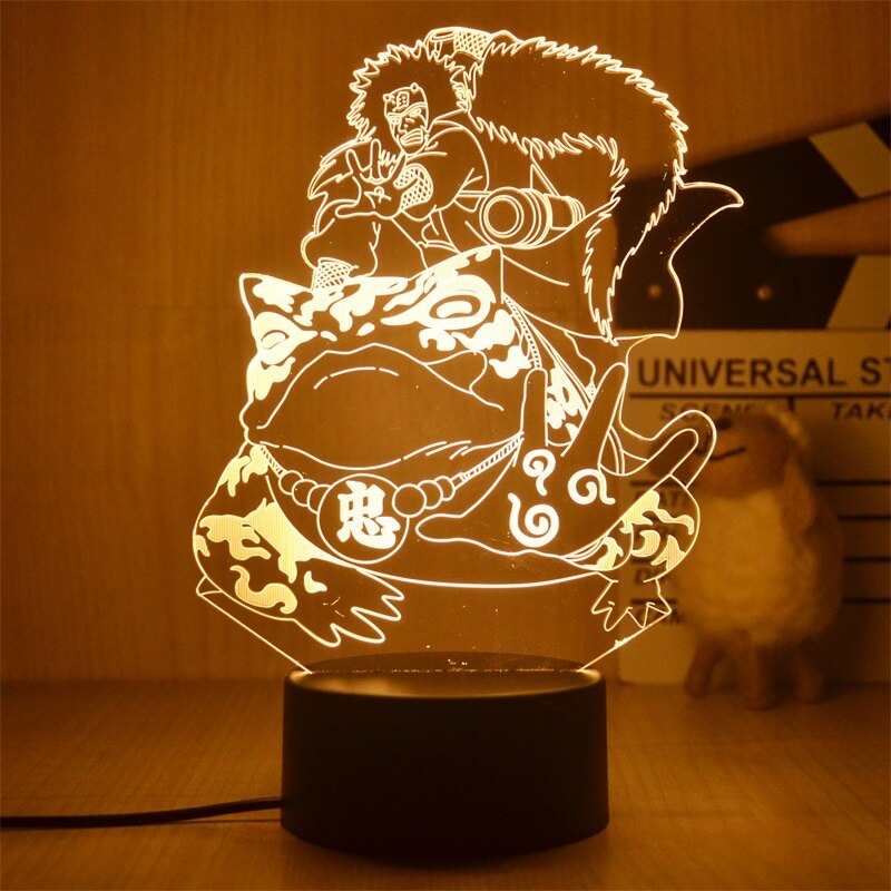 Anime Naruto 3D Night Light 2022 Acrylic Lamp LED Night Light Anime Figure Room Decoration LED Desk Lamp Birthday Gifts