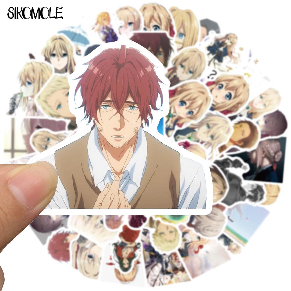 10/30/50PCS Cartoon Japanese Anime Violet Evergarden Stickers Graffiti DIY Toy Luggage Notebook Phone Laptop Decals Sticker F5