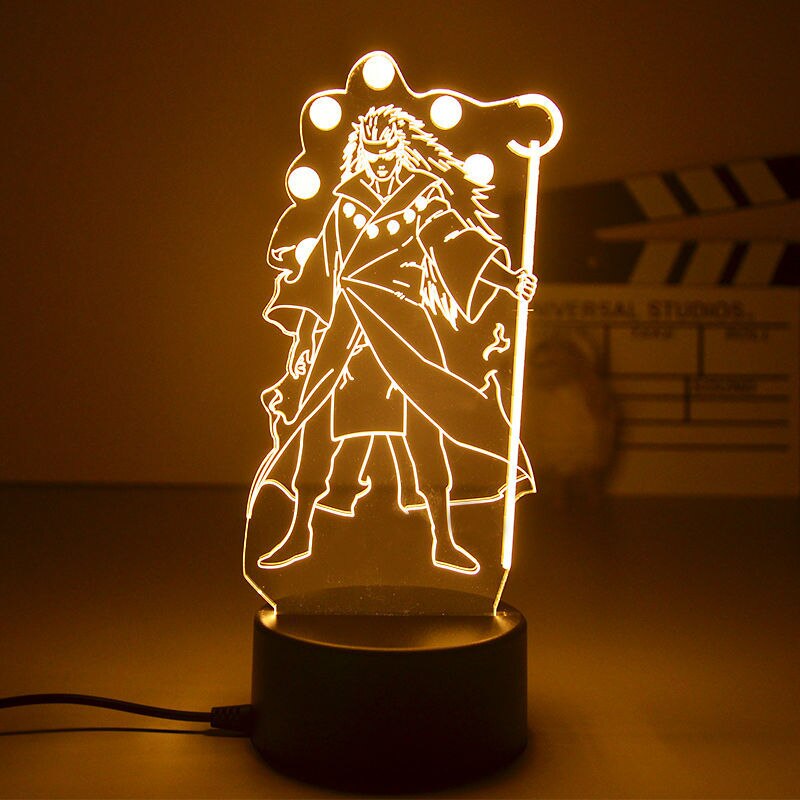 Anime Naruto 3D Night Light 2022 Acrylic Lamp LED Night Light Anime Figure Room Decoration LED Desk Lamp Birthday Gifts