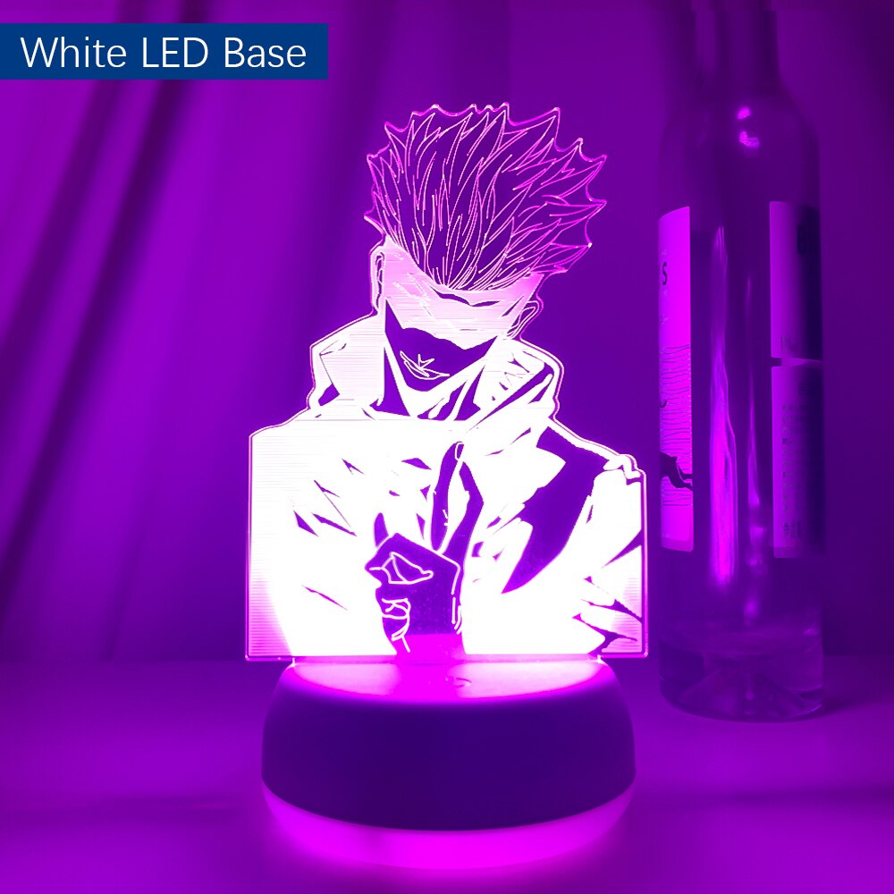 3D LED Night Light Anime Lamp Gojo Satoru Figure for Kids Bedroom Decor Nightlight Manga Cool Gift Child Table Lamp Dropshipping