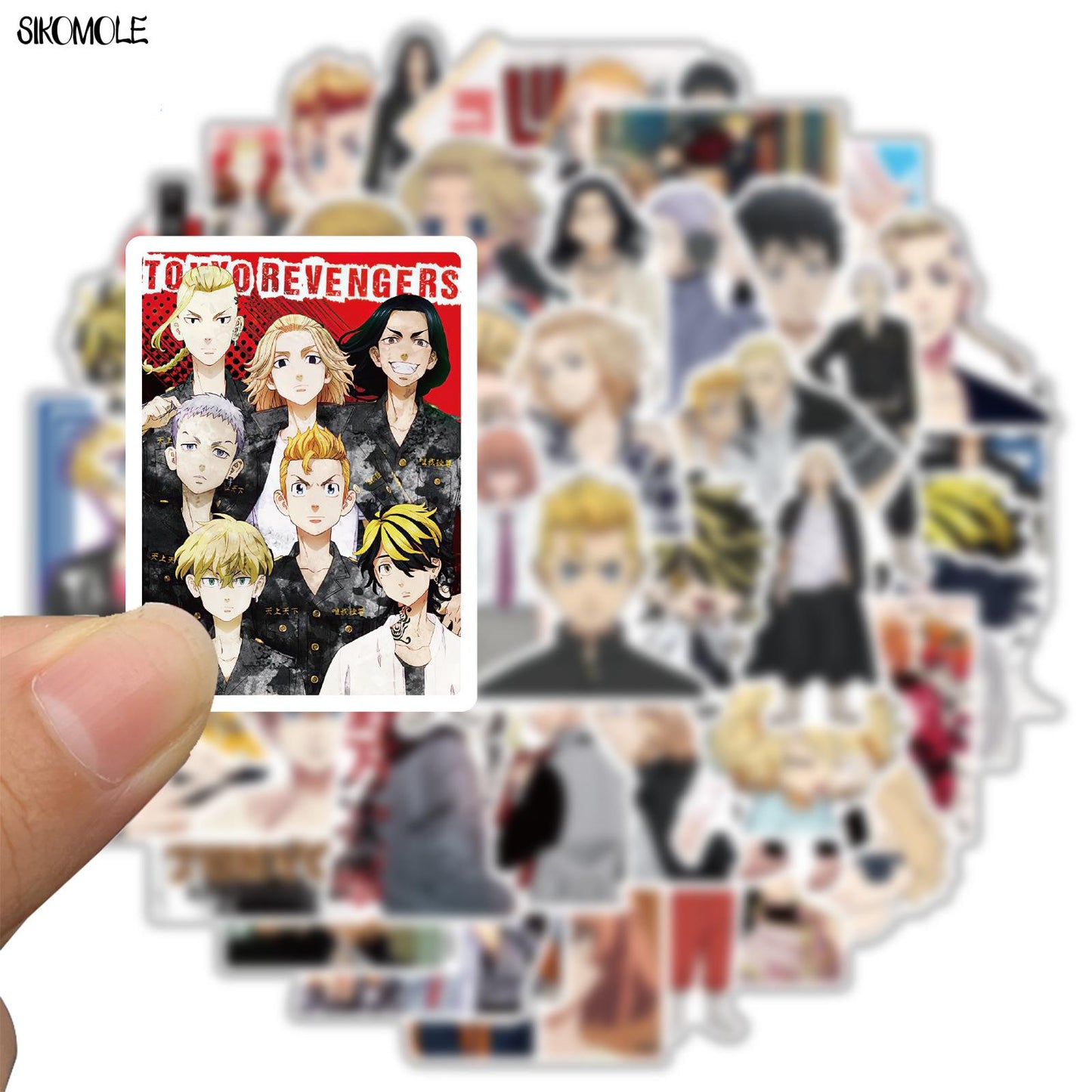 10/30/50PCS Cartoon Japanese Anime Tokyo Revengers Stickers DIY Toys Skateboard Computer Notebook Car Decals Graffiti Sticker F5