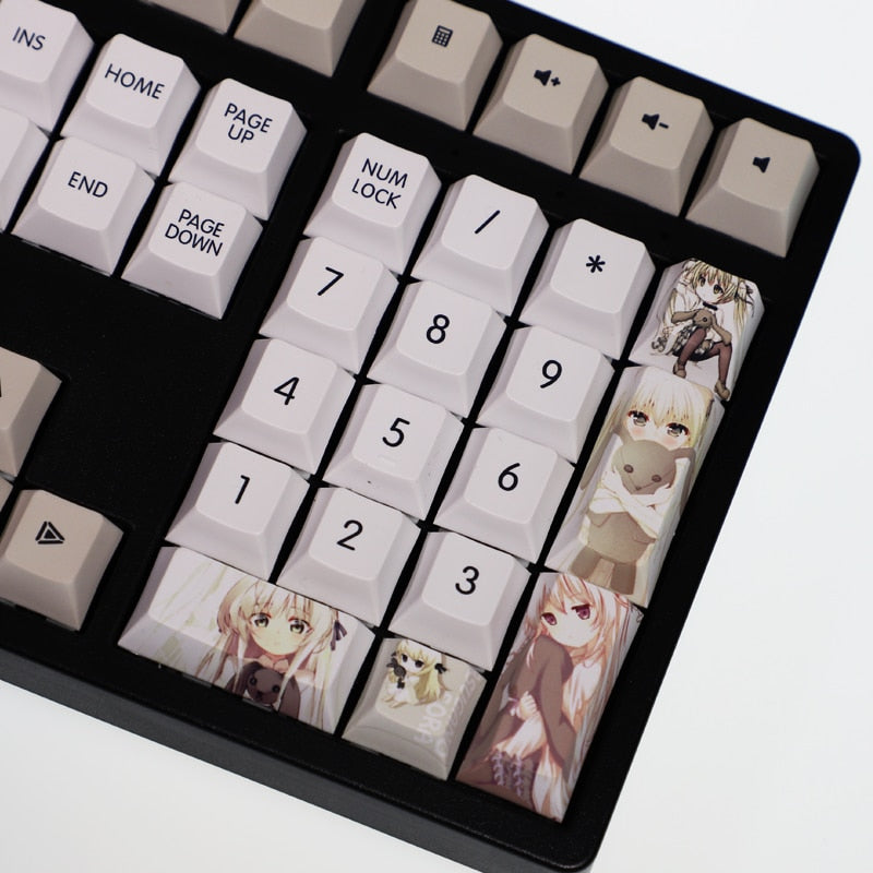 108 Keys PBT 5 Sides Dye Subbed Keycaps Cartoon Anime Gaming Key Caps Cherry Profile Kasugano Sora Keycap For In Solitude