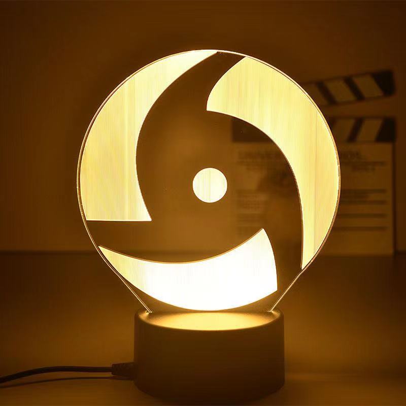 Anime Naruto 3D Night Light 2022 Acrylic Lamp LED Night Light Anime Figure Room Decoration LED Desk Lamp Birthday Gifts