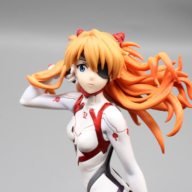 25cm EVA Asuka Shikinami Figure NEON GENESIS EVANGELION FINE Soryu Asuka Langley Action Figure PVC Collectible Model Toy