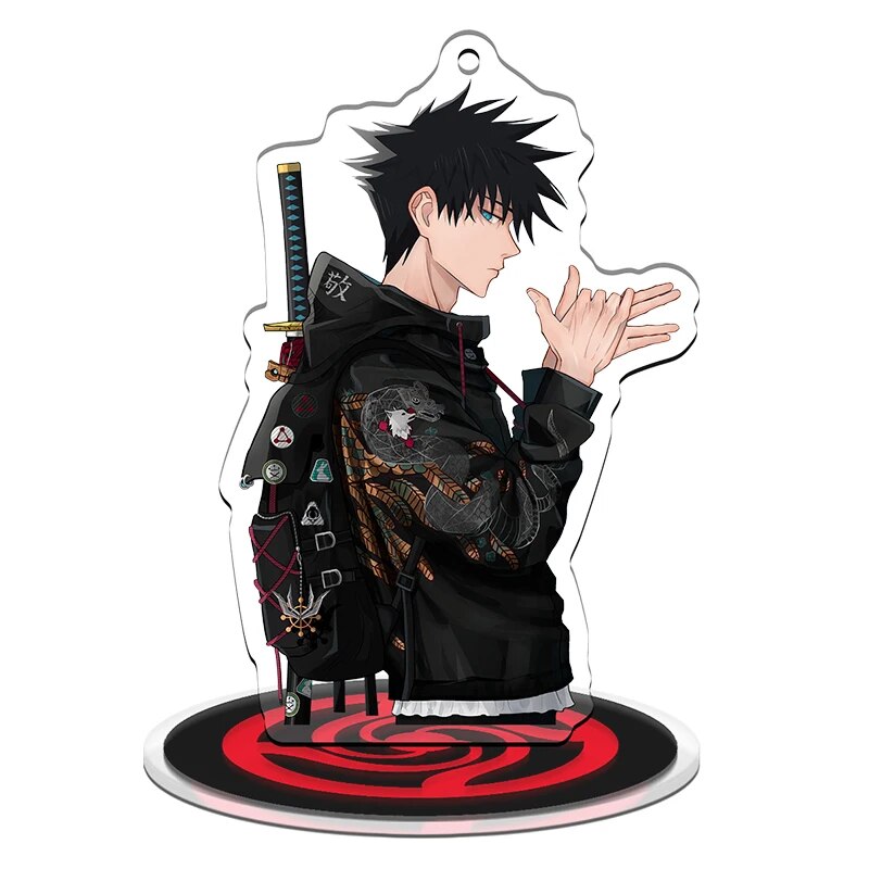 New Anime Jujutsu Kaisen Acrylic Yuta Okkotsu Gojo Satoru Figure Stand Model Plate Desk Decor Cosplay Collect Keychain