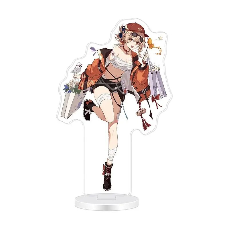 Genshin Impact Figure Albedo Xingqiu Raiden Shogun Noelle Ganyu Qiqi Nilou Fischl Eula Keqing Hutao Yae Miko Yunjin  Fans Gift